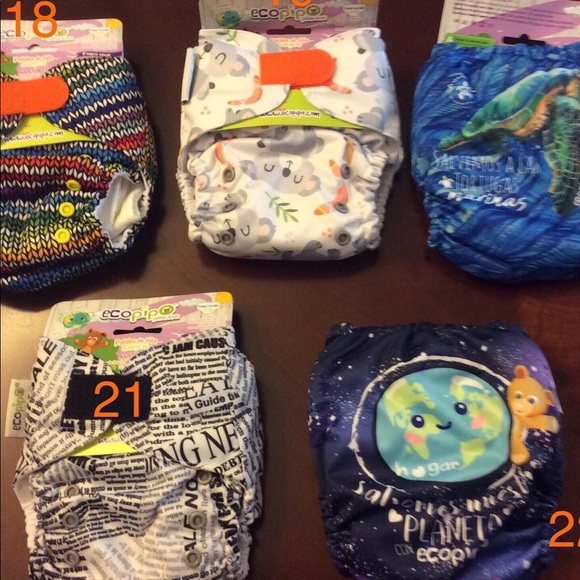 🌱One size cloth diaper 💙👖🧢 - Picture 8 of 8